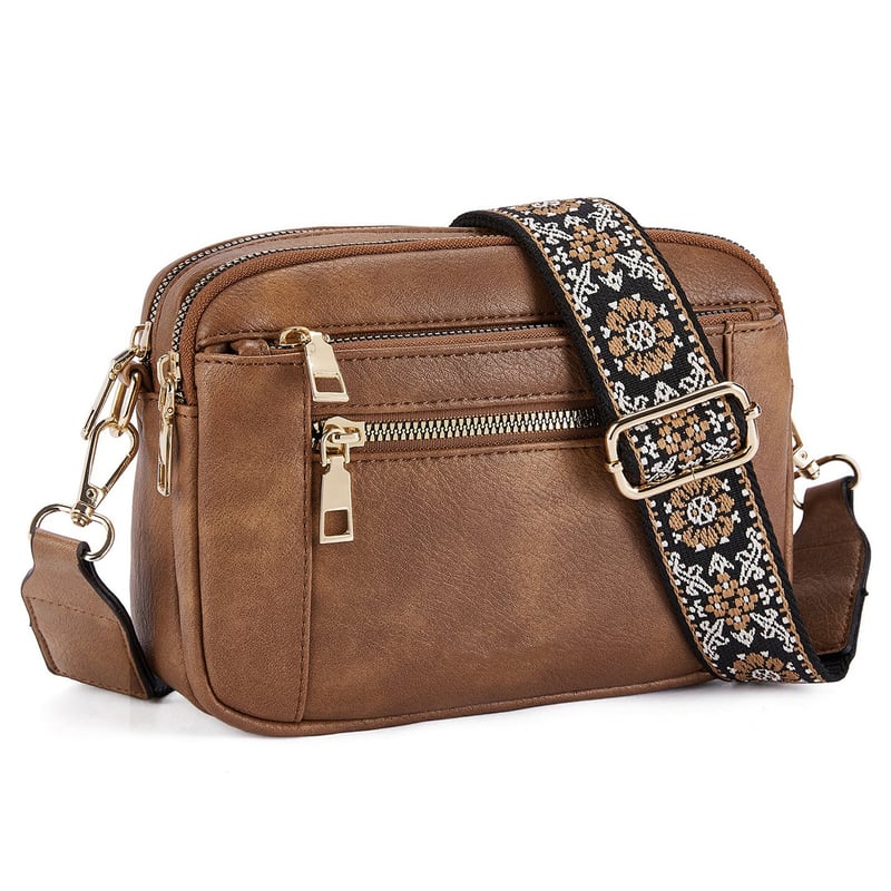 Erikka | Elegant crossbody-väska med mönstrad justerbar rem