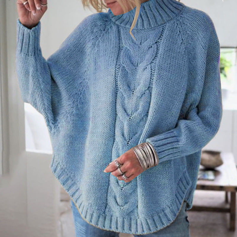 STELLA| Elegant poncho-inspireret trøje