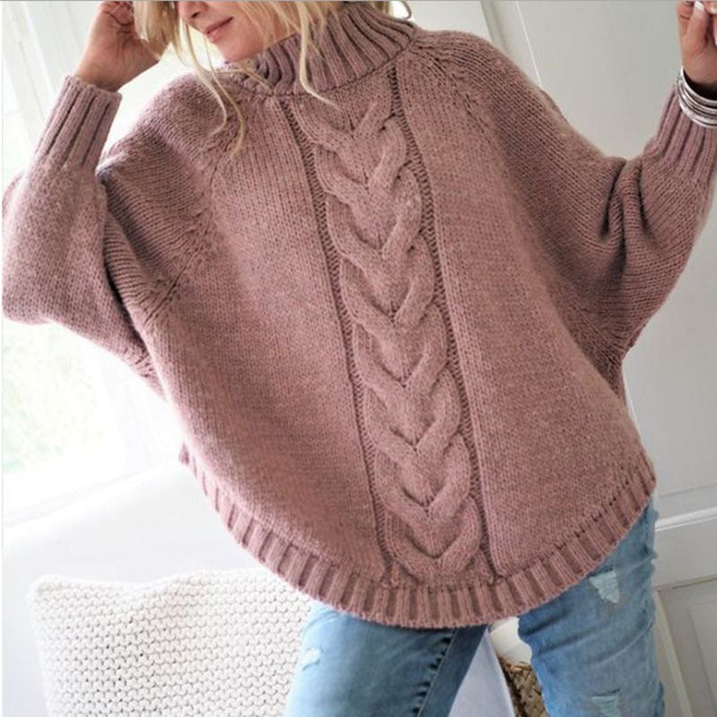 STELLA| Elegant poncho-inspireret trøje