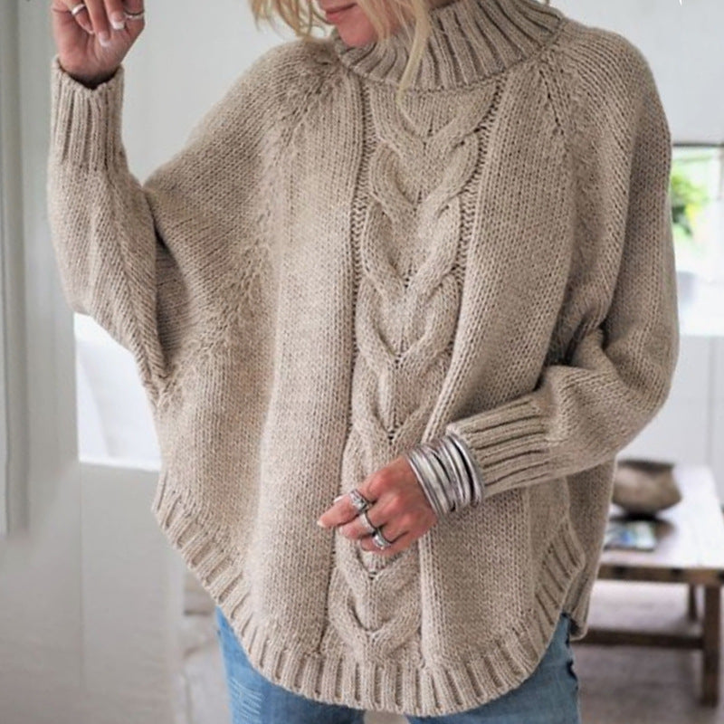 STELLA| Elegant poncho-inspireret trøje