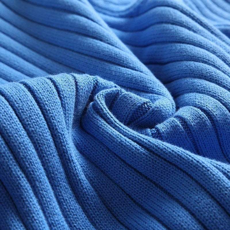 STELLA| Behagelig Strikket Ribtrøje