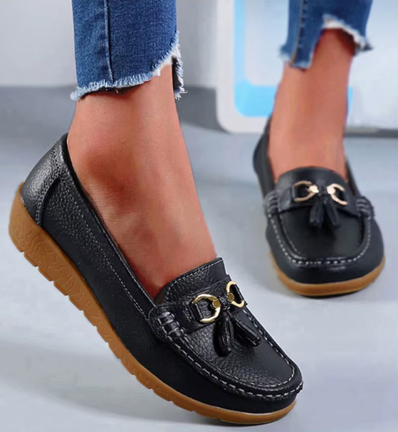 FREYJA™ - Bekväma Ortopediska Loafers, Stilrena och Stödjande