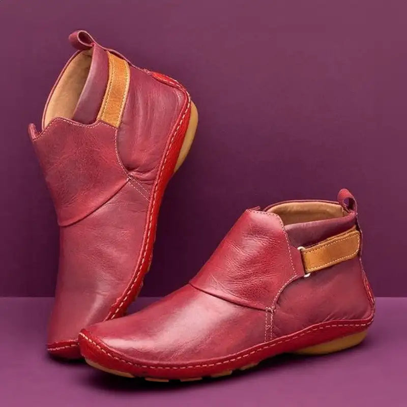 FREYJA™ - Bekväma Och Halkfria Trendiga Vintage-Stövelskor