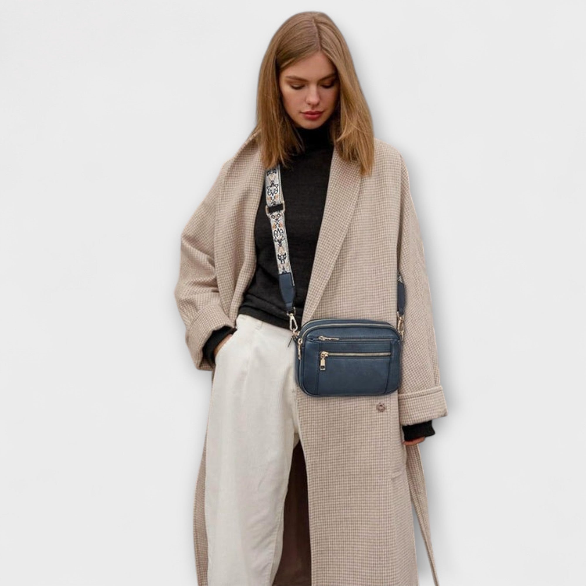 Mira™ - Elegant Läderaxelväska