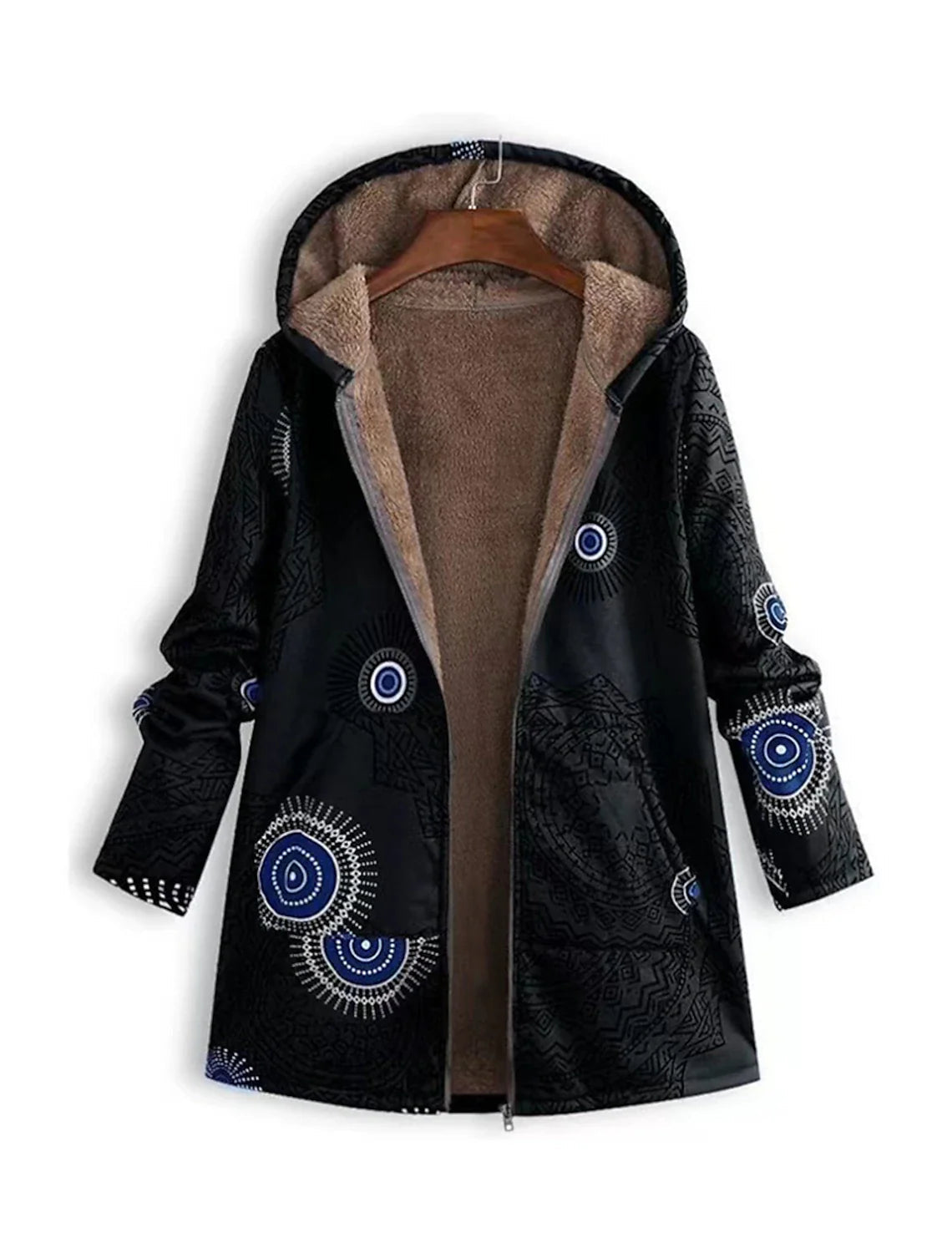 Aerilyn - Varm och Mjuk Parka med Fickor