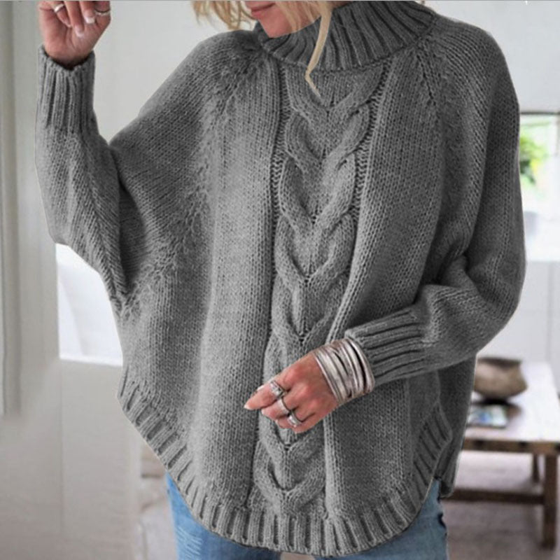 STELLA| Elegant poncho-inspireret trøje
