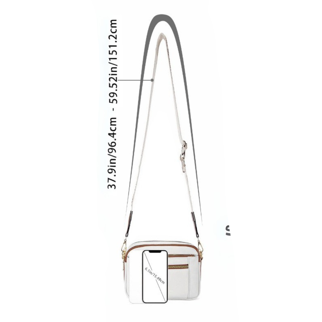 Mira™ -  Elegant Läderaxelväska