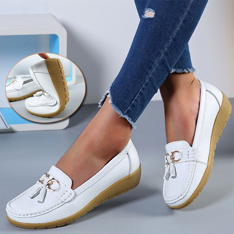FREYJA™ - Bekväma Ortopediska Loafers, Stilrena och Stödjande