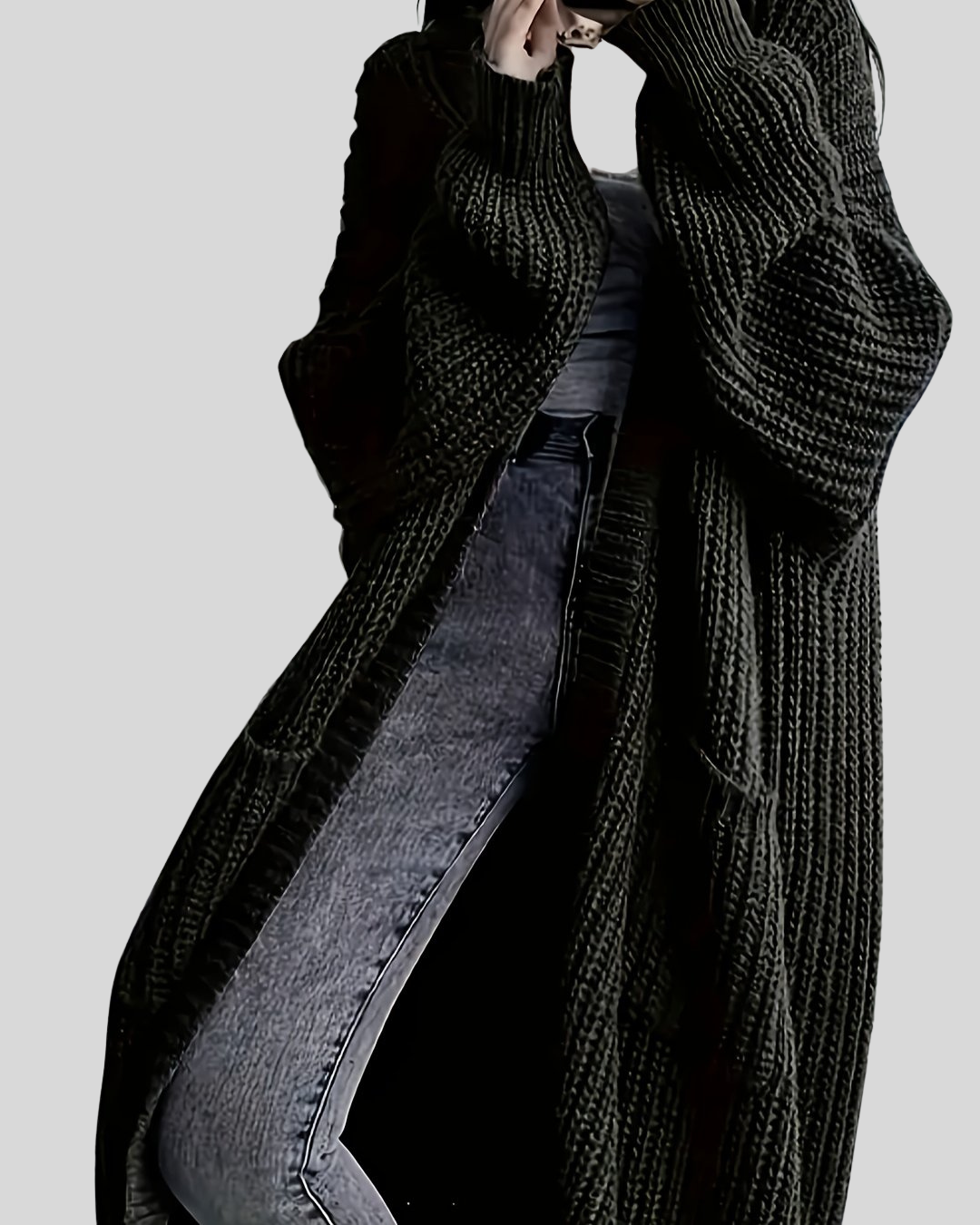 Modehus | Lang Elegant Cardigan