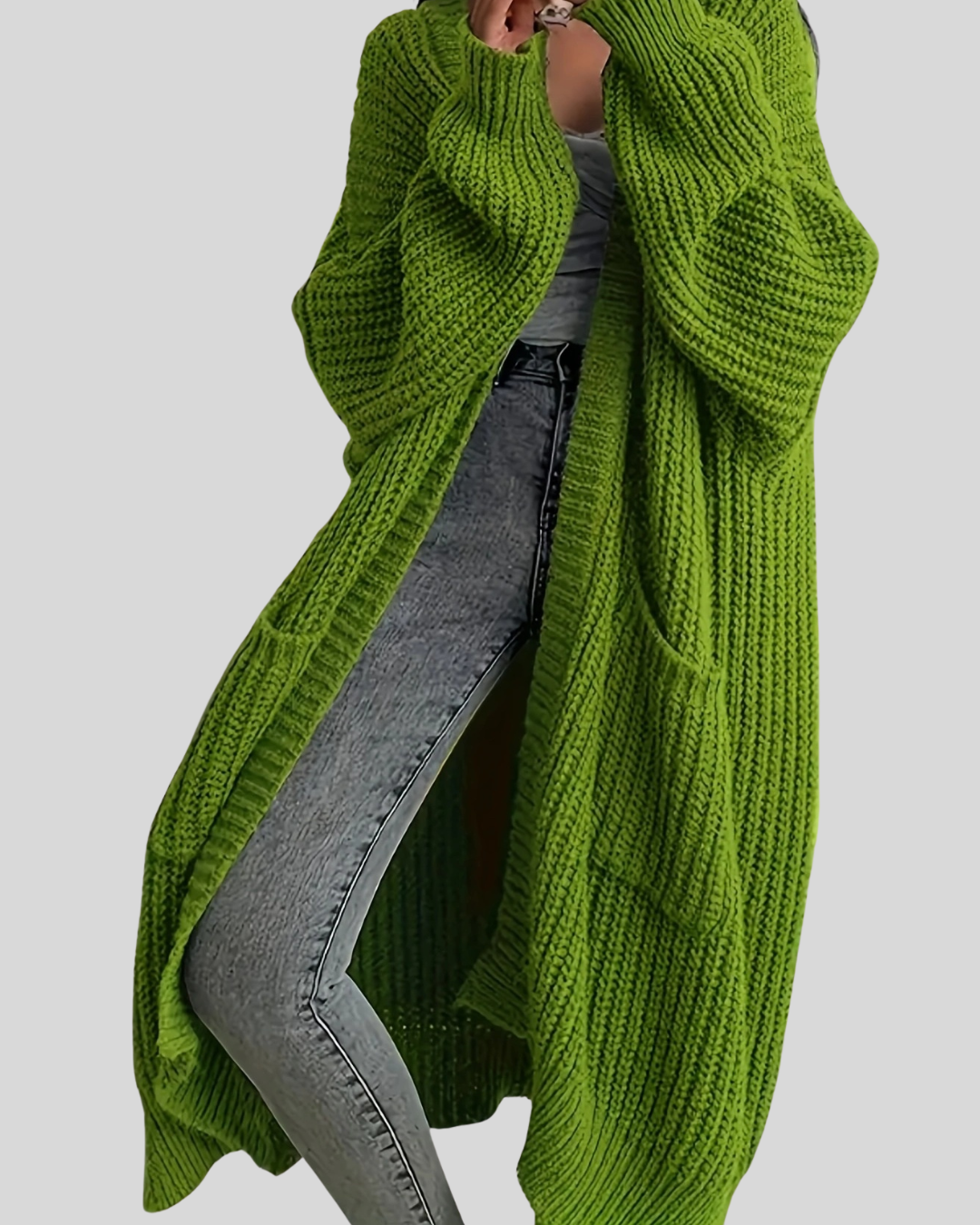 Modehus | Lang Elegant Cardigan