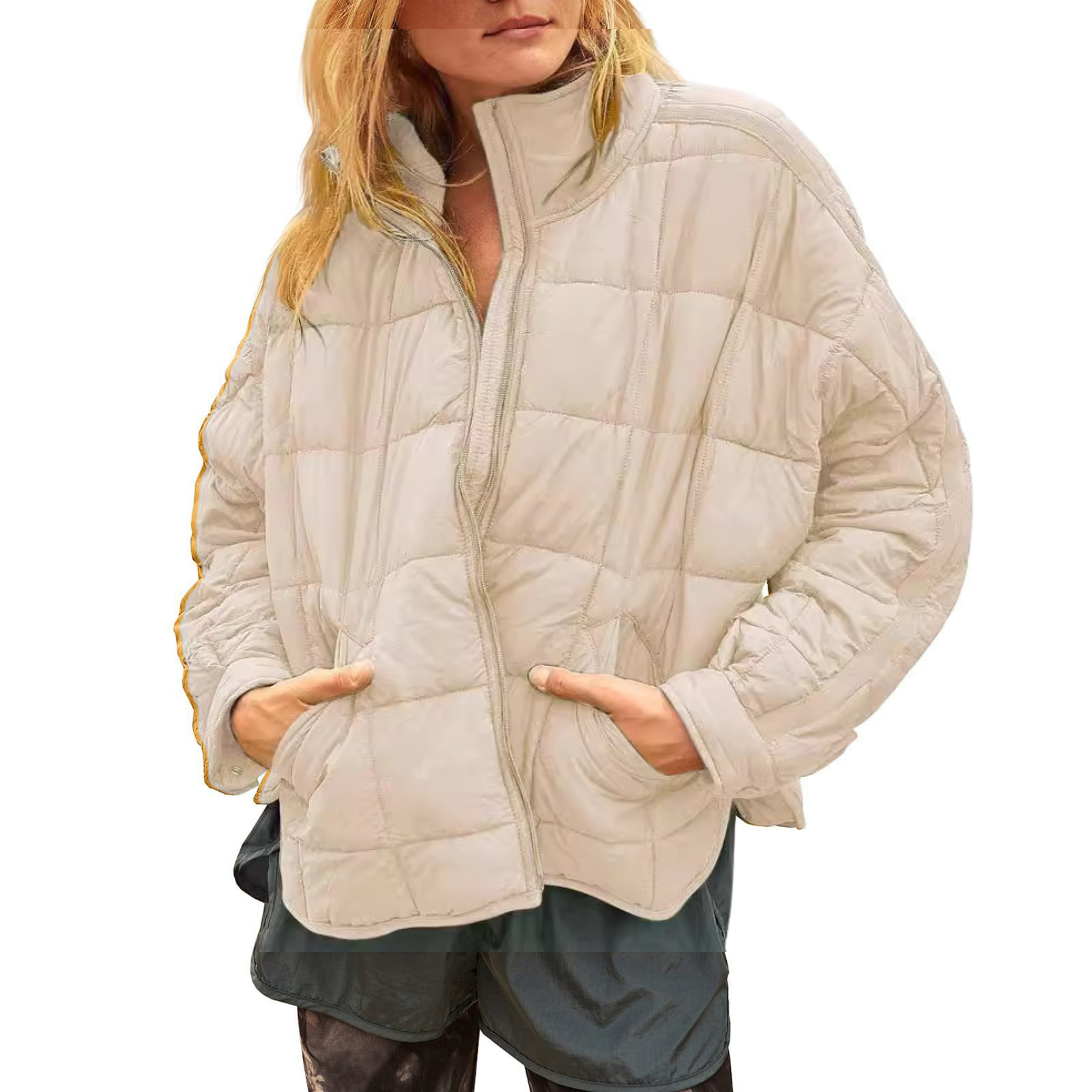 APRIL™ – Lättvikts Kompakt Zip Puffer Jacka