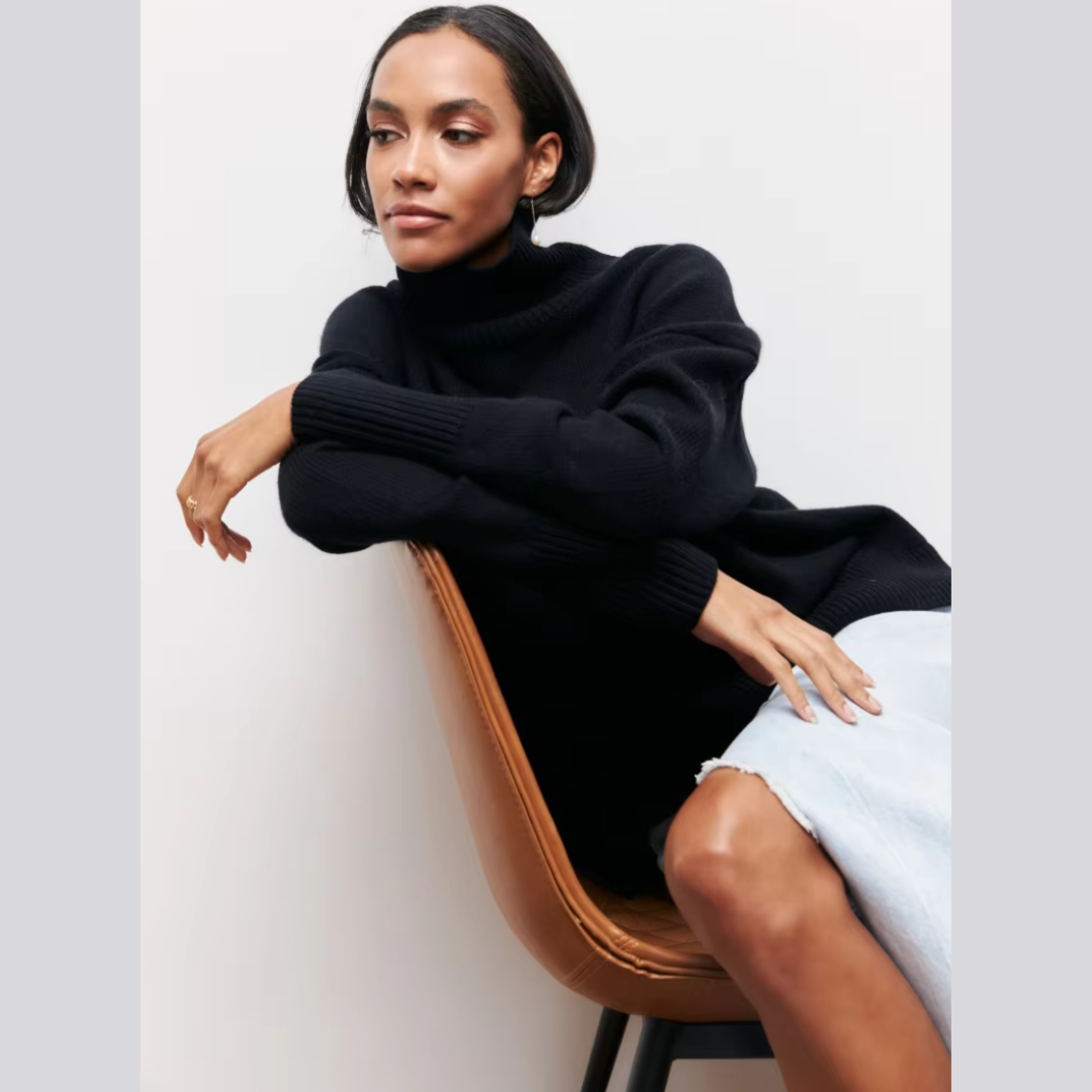 STELLA| Lun højhalset sweater