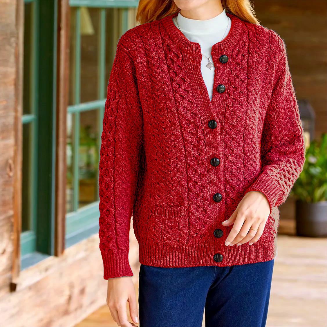 STELLA| Langærmet Casual Cardigan