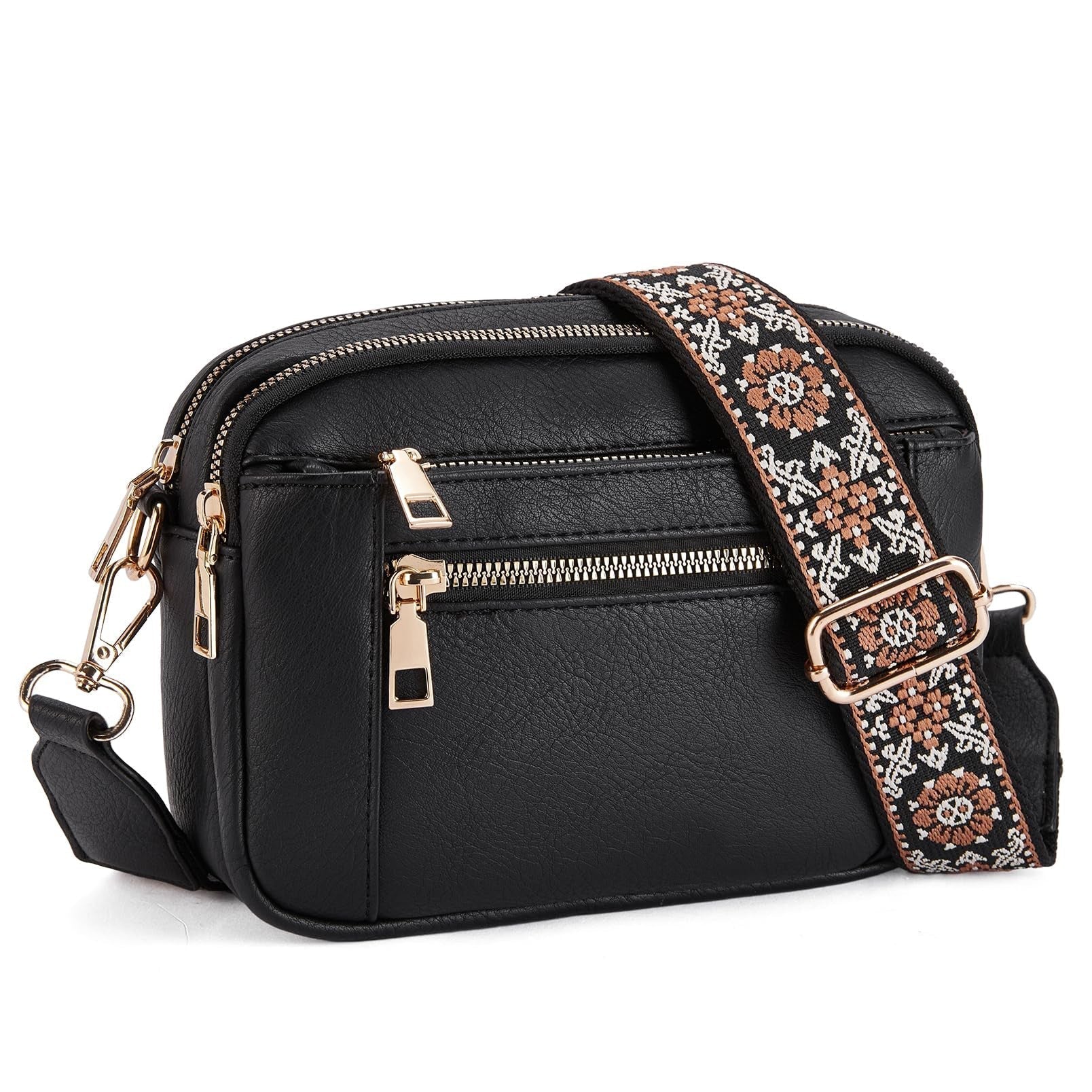 Erikka | Elegant crossbody-väska med mönstrad justerbar rem