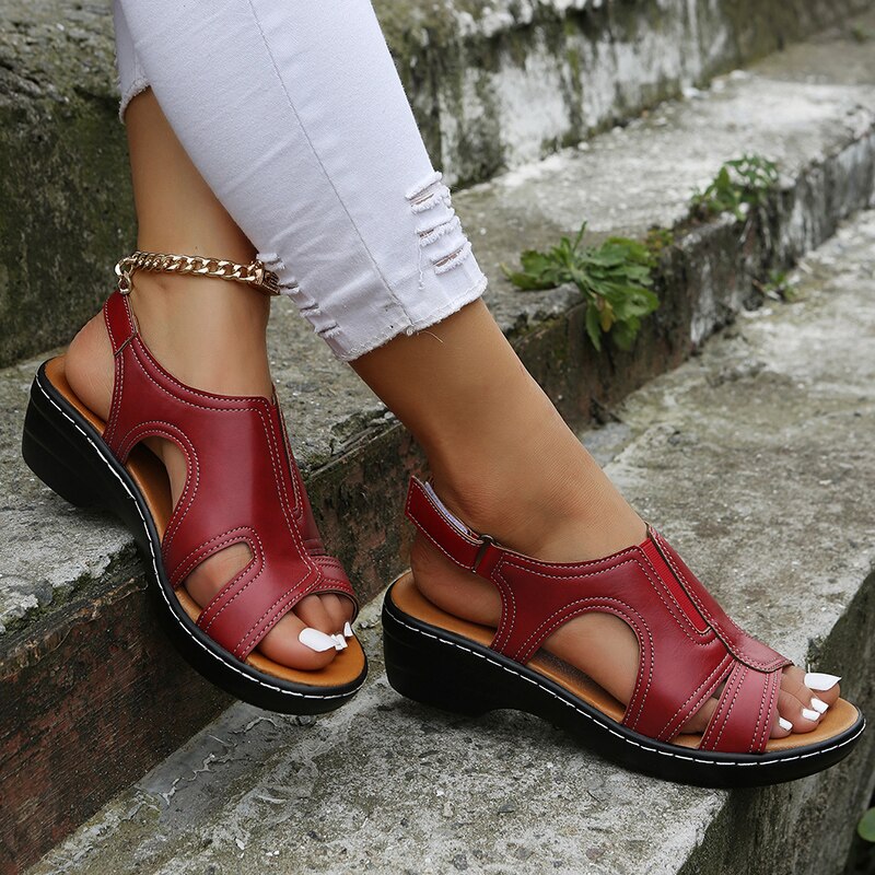 FREYJA™ - Ortopediska Läder Sandaler