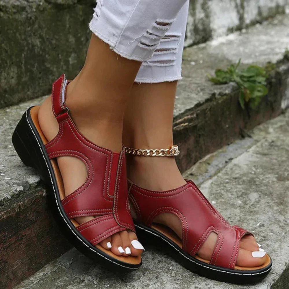 FREYJA™ - Ortopediska Läder Sandaler