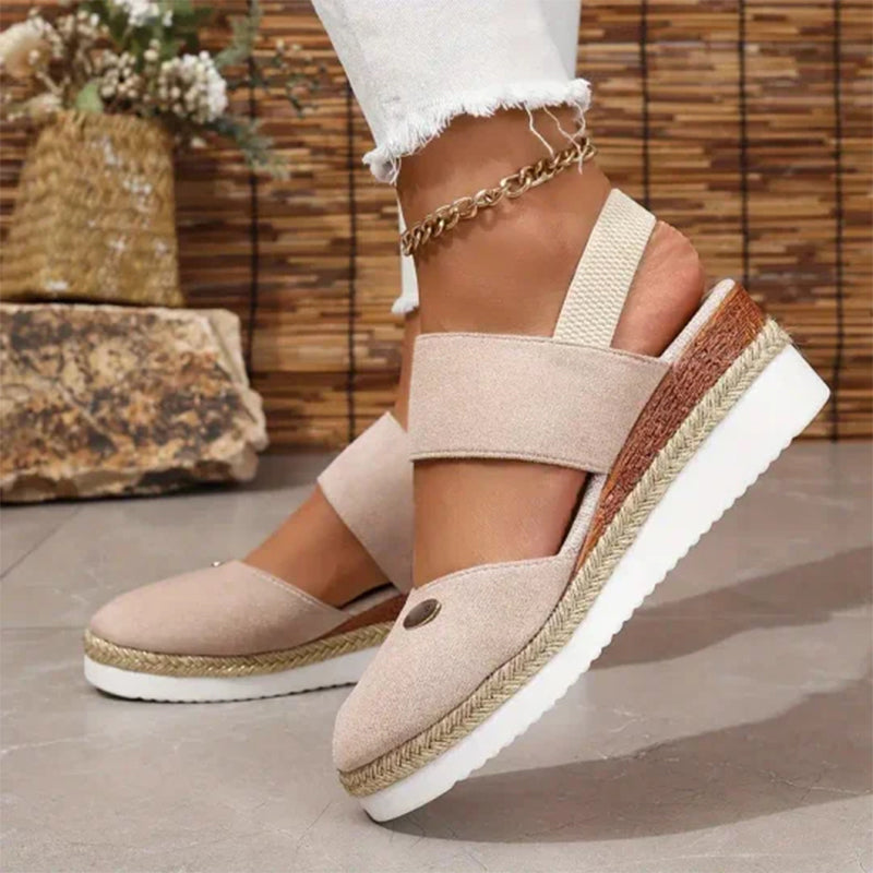 FREYJA™ - Ortopediska Sandaler med Platå, Andningsbara och Avslappnade